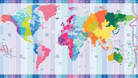 les fuseaux horaires du monde